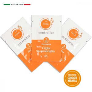 foto di tre bustine Ossidante Permanente Ciglia