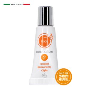 tubetto bianco con tappo argento per Fissante Ciglia Laminazione