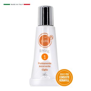 tubetto con tappo argento per Permanente Ciglia Laminazione | N1 Lifting Curl delicata