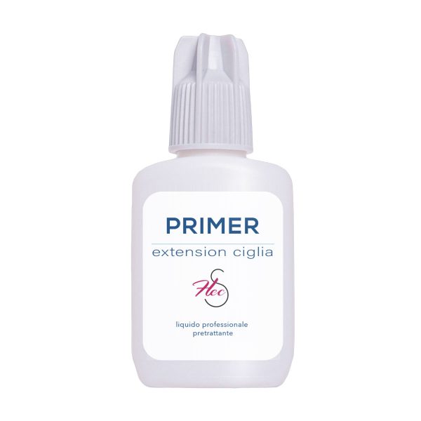 foto confezione primer extension ciglia con etichetta bianca e blu